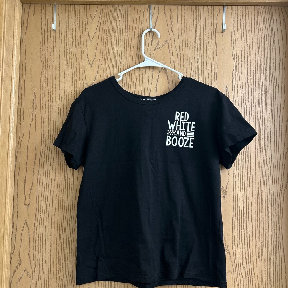 Black Graphic Kids T-Shirt